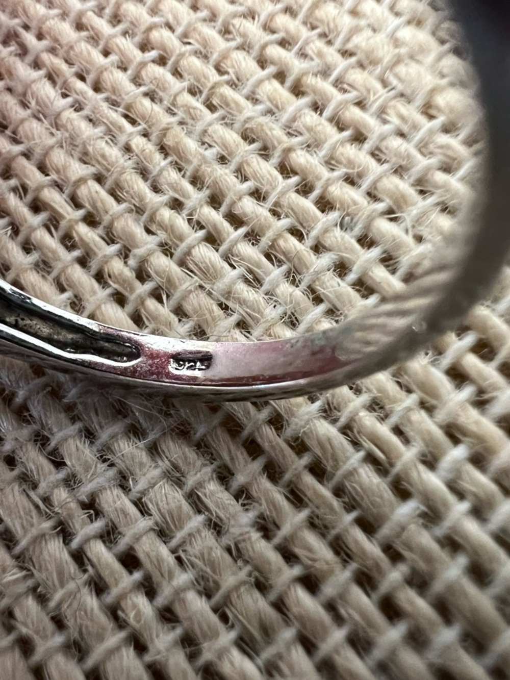 Pink CZ Ring Marked FAS 925 Size 7.5 - Picture 8 of 9